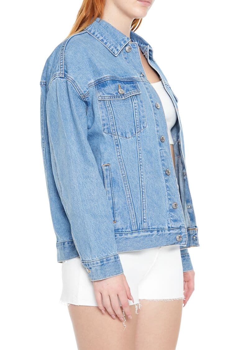 Oversize Trucker Kot Ceket