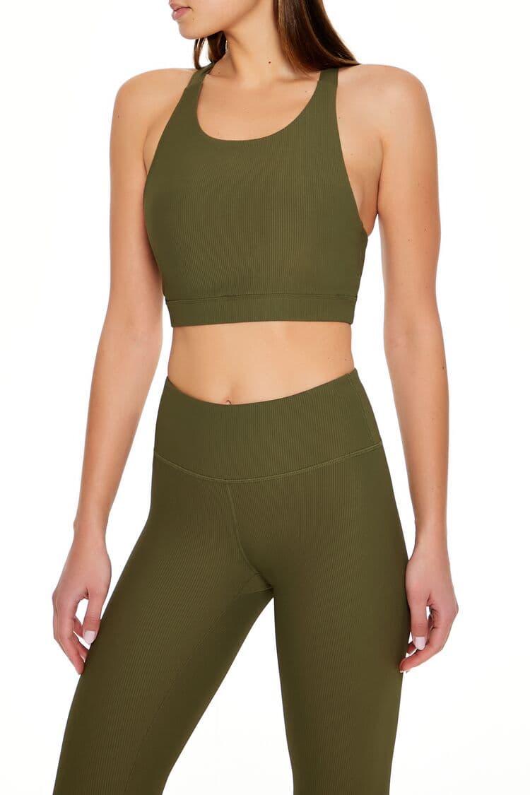 Çapraz Askı Detaylı Sporcu Sütyeni