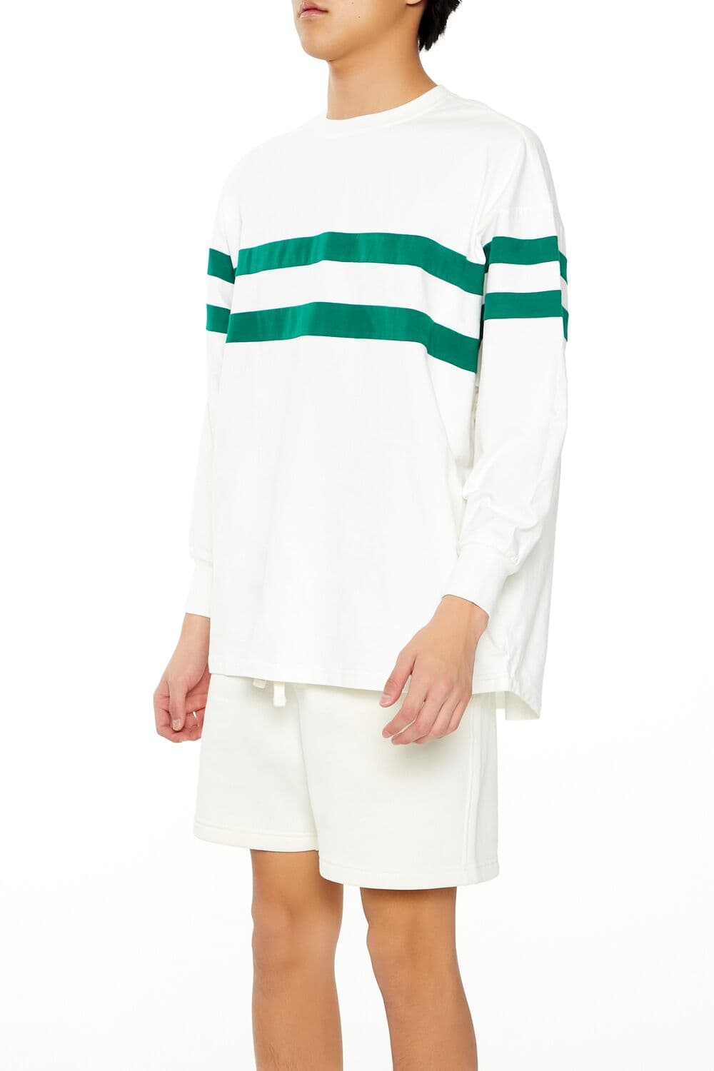 Active Çizgili Sweatshirt